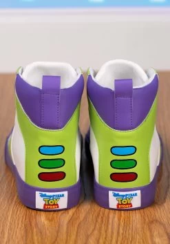 Kid's Buzz Lightyear Youth High Top Shoes -Halloween Costume Shop buzz lightyear youth high top shoes alt 3