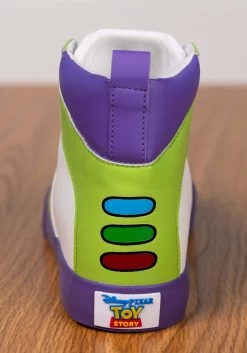 Kid's Buzz Lightyear Youth High Top Shoes -Halloween Costume Shop buzz lightyear youth high top shoes alt 4