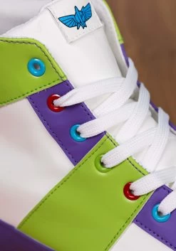 Kid's Buzz Lightyear Youth High Top Shoes -Halloween Costume Shop buzz lightyear youth high top shoes alt 8