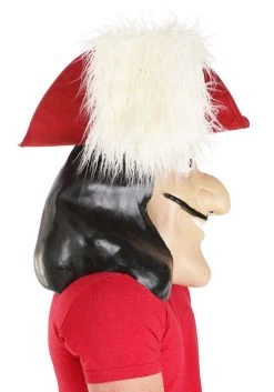 Captain Hook Latex Mask For Adults -Halloween Costume Shop captain hook latex mask hat set alt 3