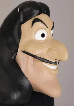 Captain Hook Latex Mask For Adults -Halloween Costume Shop captain hook latex mask hat set alt 5