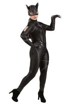 Women's Catwoman Deluxe Costume -Halloween Costume Shop catwoman deluxe adult costume alt 5
