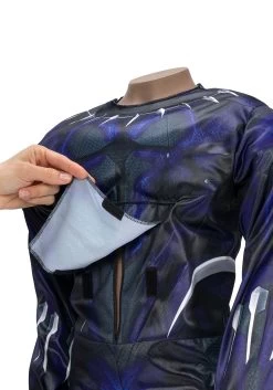 JAZWARES Adaptive Back Panther Costume For Kids -Halloween Costume Shop child adaptive back panther costume alt 4