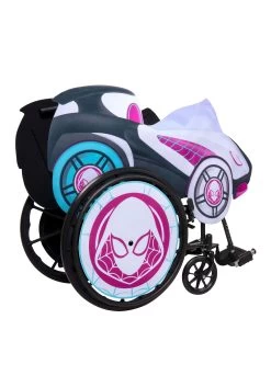 JAZWARES Kid's Adaptive Spider-Gwen Wheelchair Costume Accessory -Halloween Costume Shop child adaptive spider gwen wheelchair accessory alt 2