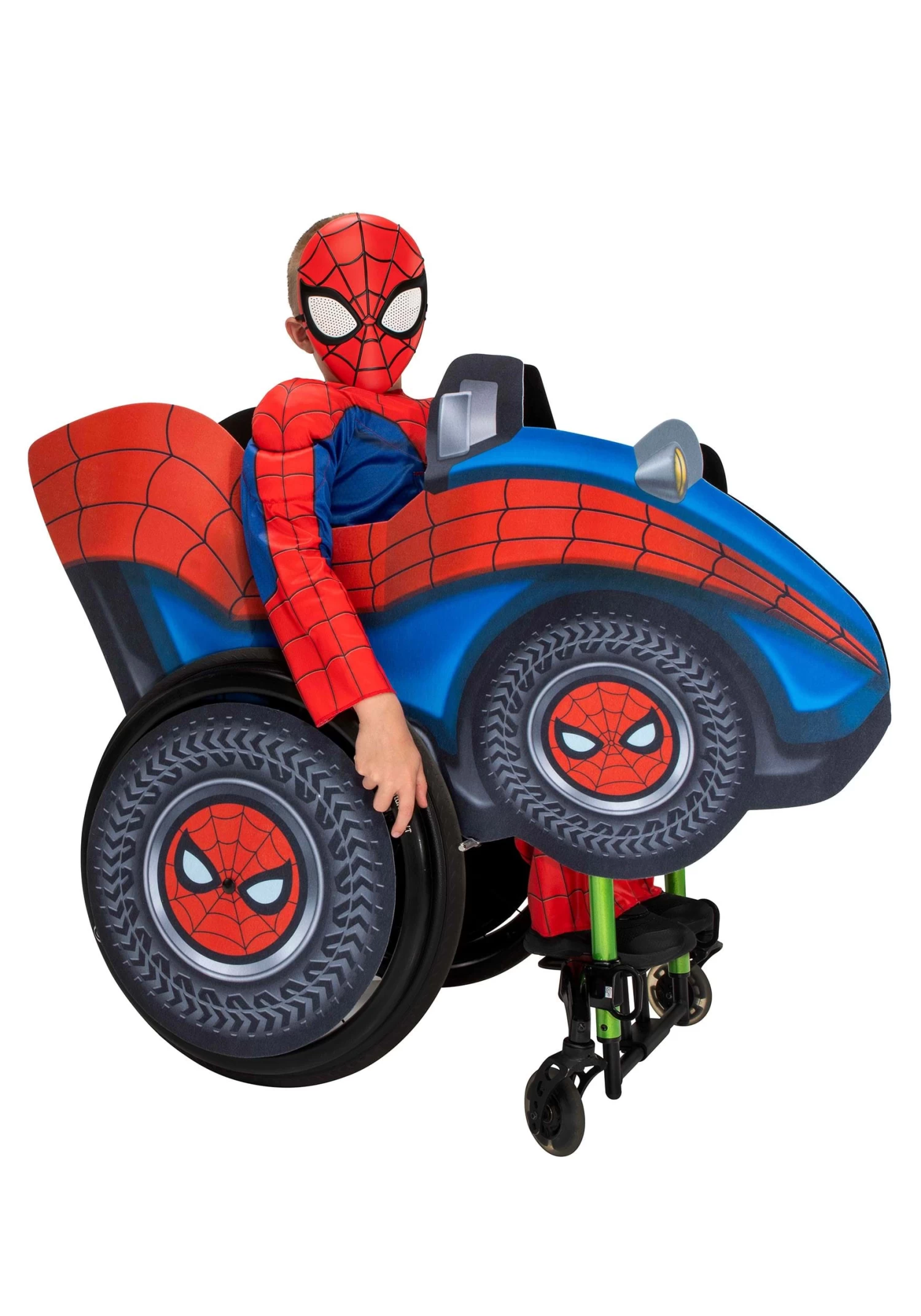 JAZWARES Adaptive Spider-Man Wheelchair Accessory For Kids 3 JAZWARES Adaptive Spider-Man Wheelchair Accessory For Kids
