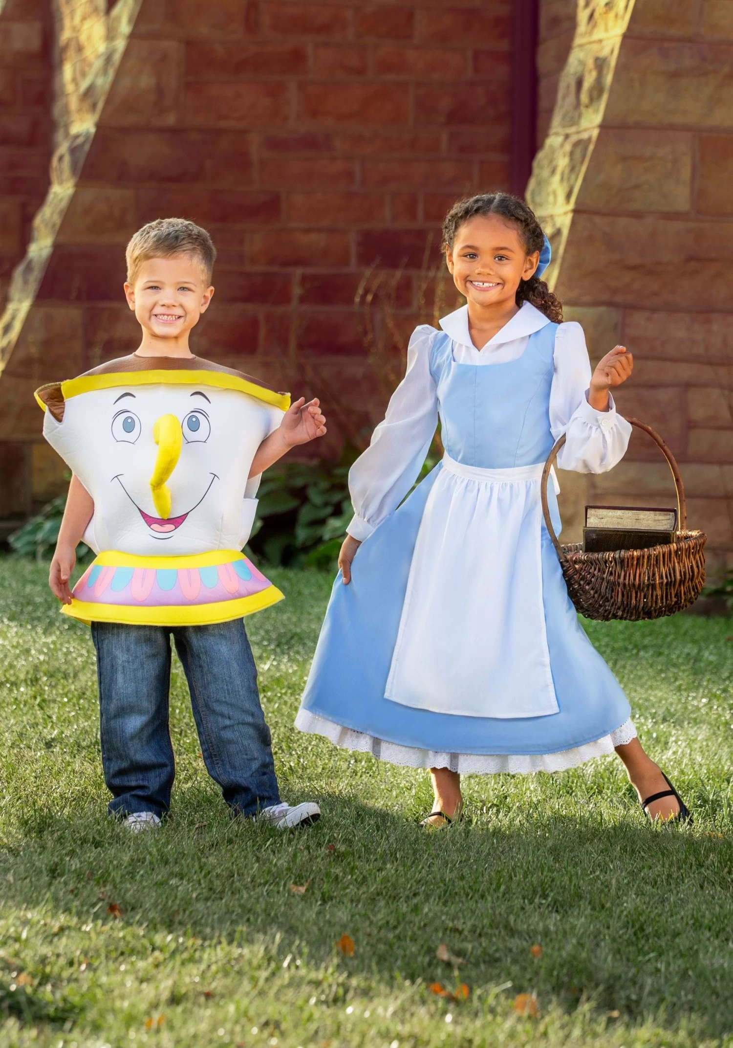 Belle Blue Dress Costume For Kids From Disney's Beauty And The Beast 4 Belle Blue Dress Costume For Kids From Disney's Beauty And The Beast - Image 2