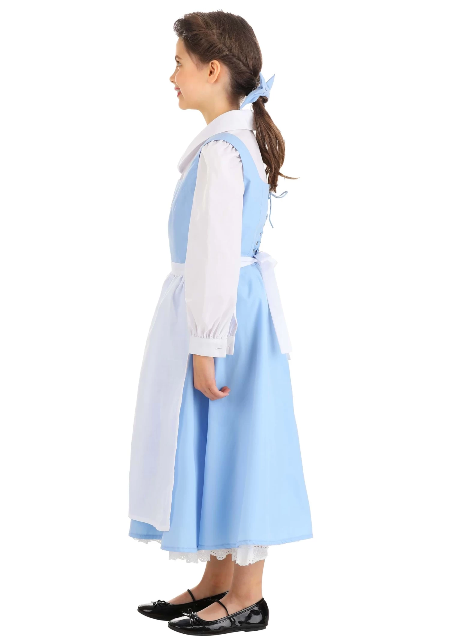 Belle Blue Dress Costume For Kids From Disney's Beauty And The Beast 7 Belle Blue Dress Costume For Kids From Disney's Beauty And The Beast - Image 5
