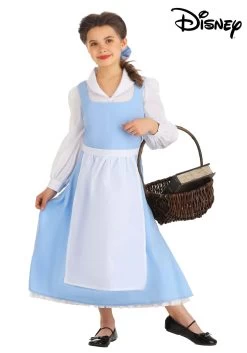 Belle Blue Dress Costume For Kids From Disney's Beauty And The Beast 14 Belle Blue Dress Costume For Kids From Disney's Beauty And The Beast -Halloween Costume Shop child beauty and the beast belle blue dress alt 8