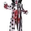 Fun World Bleeding Killer Clown Kid's Costume -Halloween Costume Shop child bleeding killer clown costume