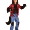 Kids Brown Werewolf Costume -Halloween Costume Shop child brown werewolf costume 1