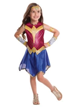 Girl's Dawn Of Justice Wonder Woman Costume