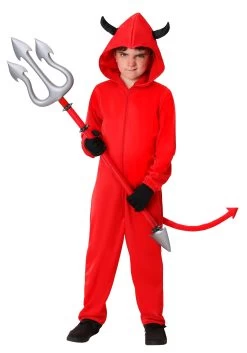 Devil Jumpsuit Costume For Kids