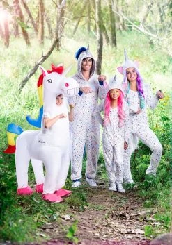 Child's Giant Inflatable Unicorn Costume -Halloween Costume Shop child giant inflatable unicorn costume 1