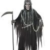 Glow In The Dark Grim Reaper Kid's Costume -Halloween Costume Shop child glow in the dark grim reaper costume