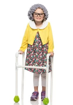 Grandma Costume For Kids -Halloween Costume Shop child grandma costume alt 2