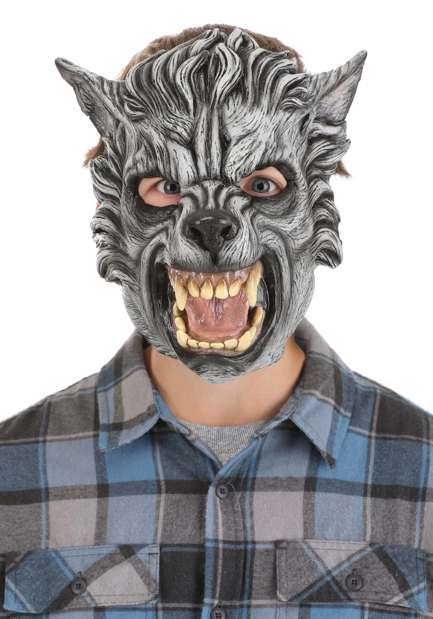 Gray Wolf Mask For Kids 3 Gray Wolf Mask For Kids