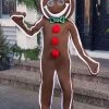 Iced Gingerbread Man Costume For Kids