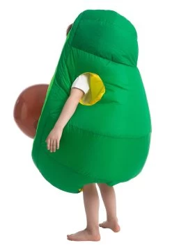 Inflatable Avocado Kid's Costume 8 Inflatable Avocado Kid's Costume -Halloween Costume Shop child inflatable avocado costume alt 1