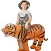 Inflatable Ride A Tiger Costume For Kids
