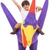 Inflatable Riding-A-Pteranodon Costume For Kids