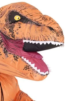 Inflatable T-Rex Child Costume -Halloween Costume Shop child inflatable t rex costume alt 6