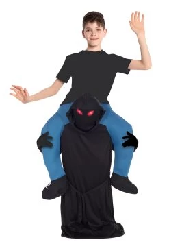 Child Kids Glow Eyes Ghoul Piggyback Costume