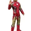 Marvel End Game Deluxe Iron Man Child Costume 2 Marvel End Game Deluxe Iron Man Child Costume -Halloween Costume Shop child marvel end game deluxe iron man costume