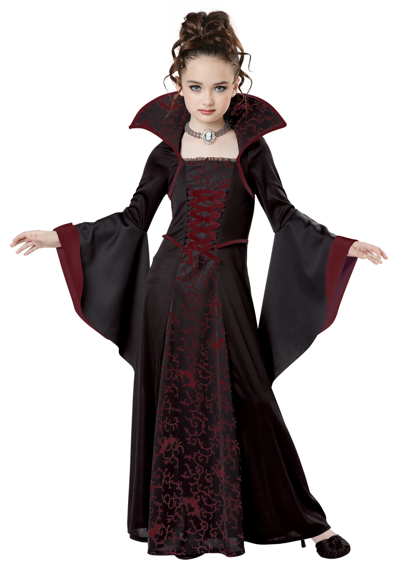 Girls Royal Vampire Costume 3 Girls Royal Vampire Costume
