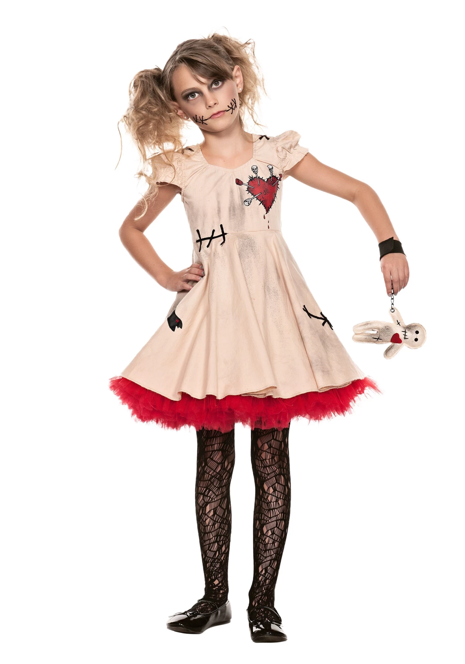 Voodoo Doll Girls Costume 3 Voodoo Doll Girls Costume