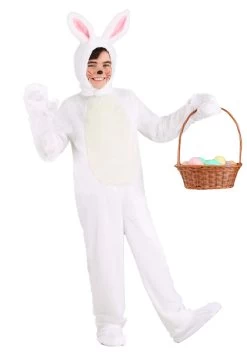 Kids White Bunny Costume -Halloween Costume Shop child white bunny costume alt 7