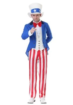 Men's Plus Size Classic Uncle Sam Costume