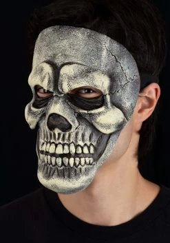 Classic Skull Mask For Adults -Halloween Costume Shop classic skull mask alt 4