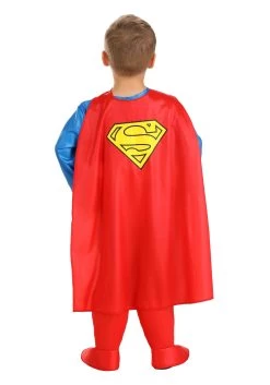Classic DC Comics Superman Toddler Costume -Halloween Costume Shop classic superman toddler costume alt 4