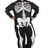 Plus Size Cozy Skeleton Adult Costume Onesie