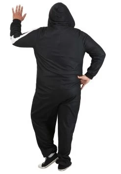 Plus Size Cozy Skeleton Adult Costume Onesie 7 Plus Size Cozy Skeleton Adult Costume Onesie -Halloween Costume Shop cozy skeleton onesie alt 1