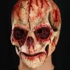 Cracked Skull Latex Mask For Adults -Halloween Costume Shop cracked skull latex mask