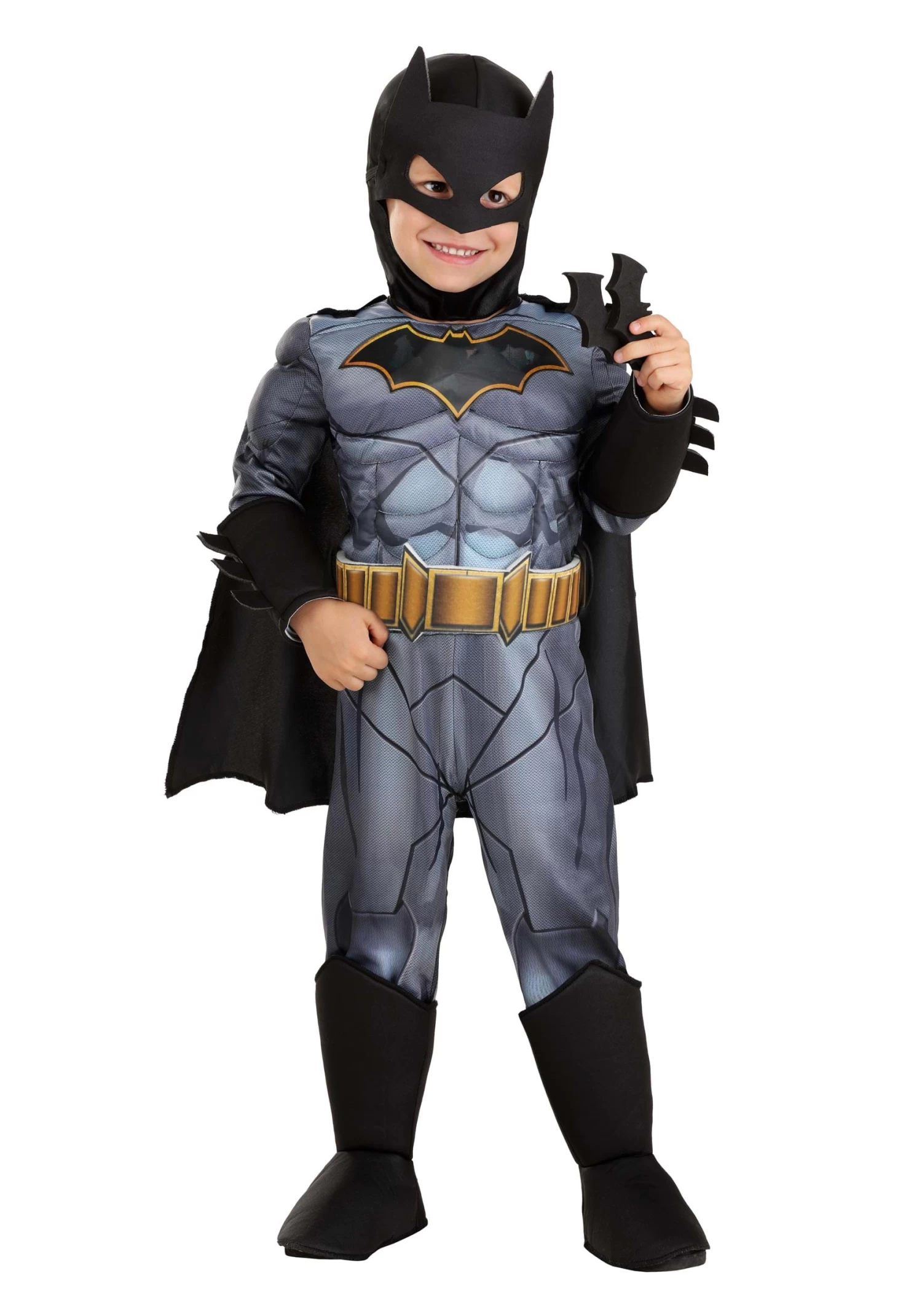 DC Comics Batman Deluxe Costume For Toddlers 3 DC Comics Batman Deluxe Costume For Toddlers