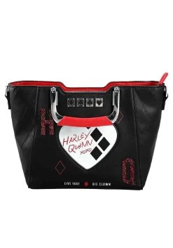 DC Comics Suicide Squad Harley Quinn Metallic Heart Handbag -Halloween Costume Shop dc comics suicide squad harley quinn handbag alt 2