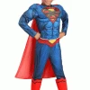 DC Comics Deluxe Kids Superman Costume -Halloween Costume Shop dc comics superman deluxe kids costume