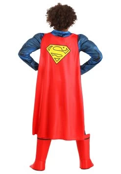 DC Comics Deluxe Kids Superman Costume -Halloween Costume Shop dc comics superman deluxe kids costume alt 6