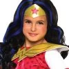 DC Superhero Girls Wonder Woman Wig -Halloween Costume Shop dc superhero girls wonder woman wig