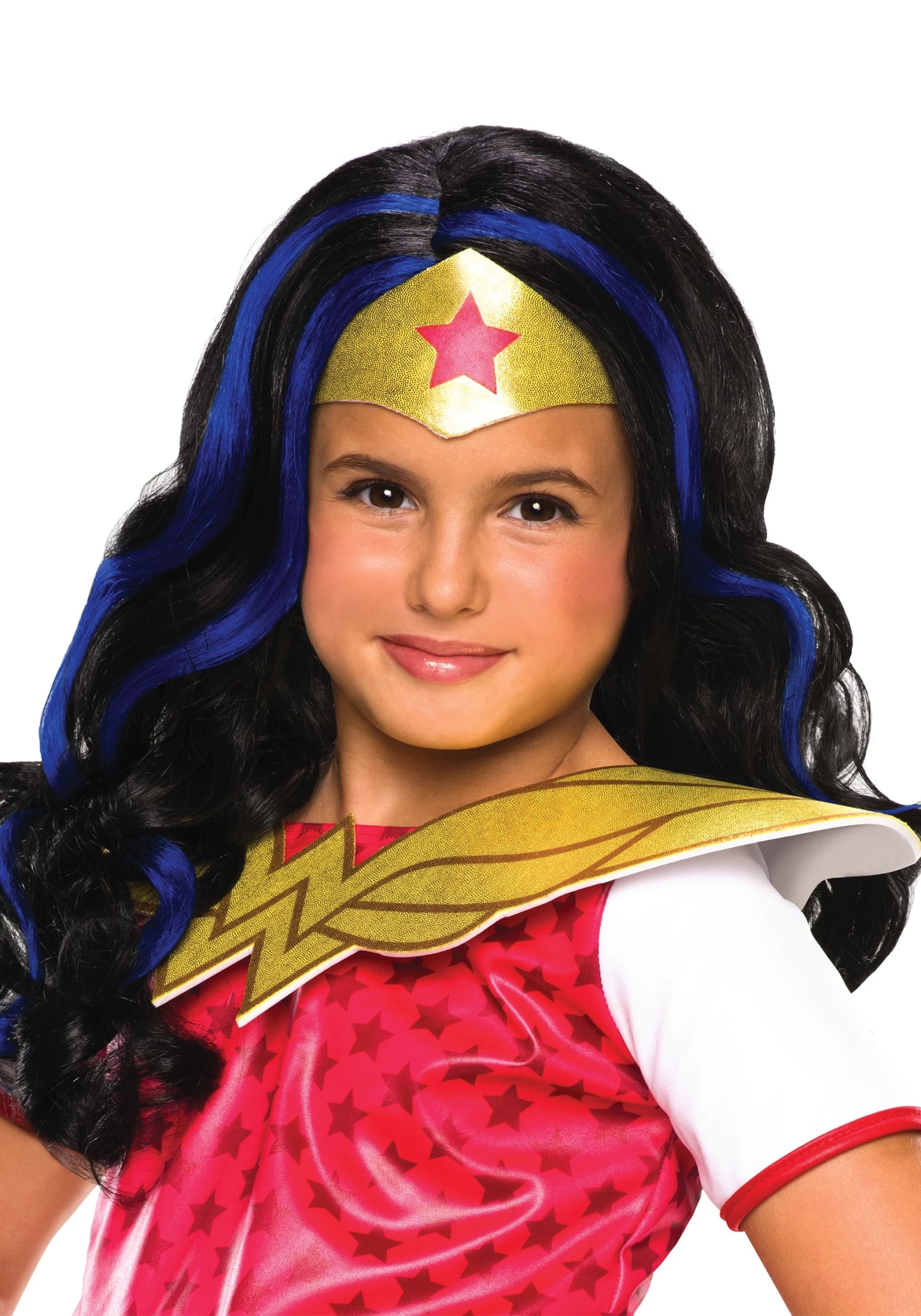 DC Superhero Girls Wonder Woman Wig 3 DC Superhero Girls Wonder Woman Wig