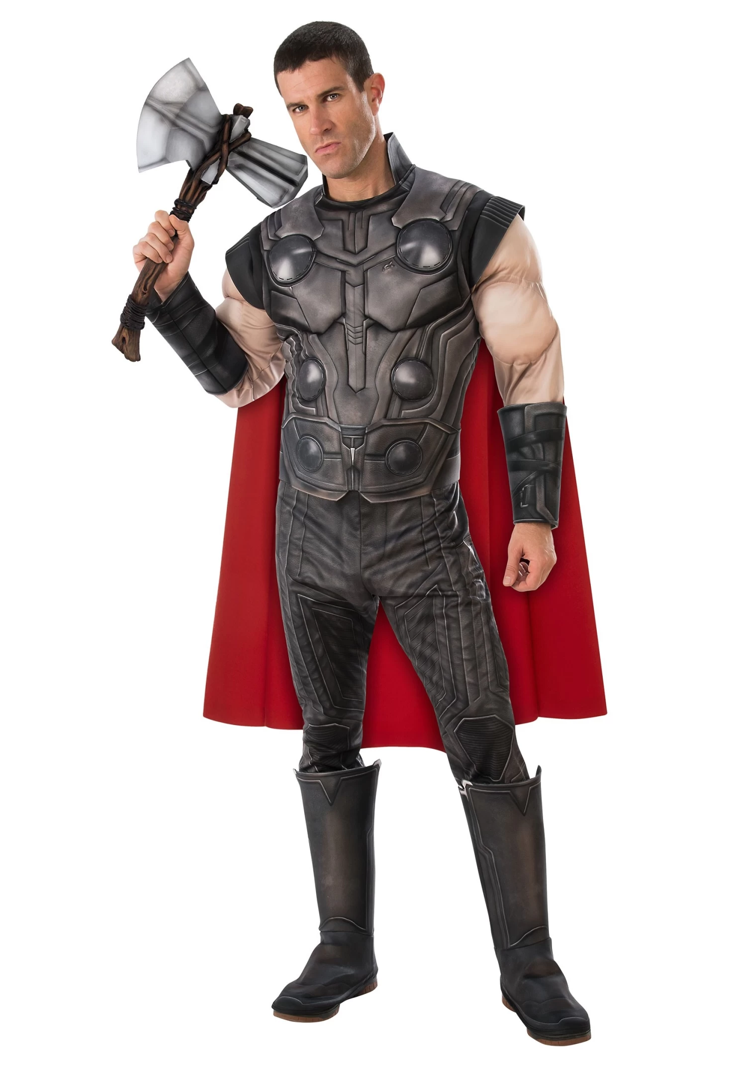 Deluxe Marvel Avengers Endgame Men's Thor Costume 3 Deluxe Marvel Avengers Endgame Men's Thor Costume