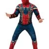 Kid's Deluxe Iron Spider Avengers Endgame Costume -Halloween Costume Shop deluxe child iron spider avengers 4 costume