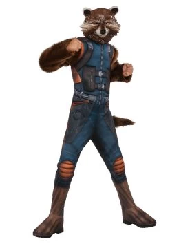 Deluxe Rocket Raccoon Costume For Kids