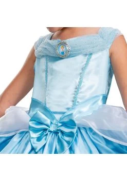 Disguise Disney Deluxe Girl's Cinderella Toddler Costume -Halloween Costume Shop deluxe toddler cinderella costume alt 2