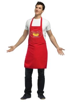 Dirty Hot Dog Red Apron