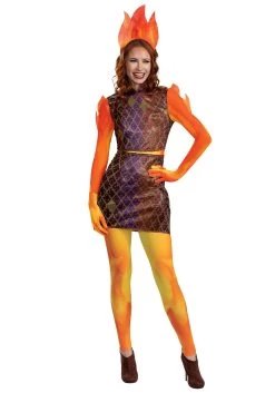 Disguise Disney And Pixar Elemental Deluxe Ember Costume For Women