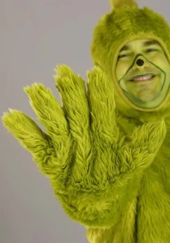 Dr. Seuss The Grinch Plus Size Open Face Costume -Halloween Costume Shop dr seuss grinch adult plus open face costume alt 2