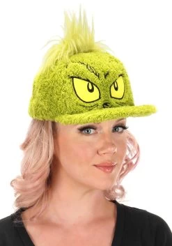 Dr. Seuss Grinch Fuzzy Cap -Halloween Costume Shop dr seuss grinch fuzzy cap alt 2